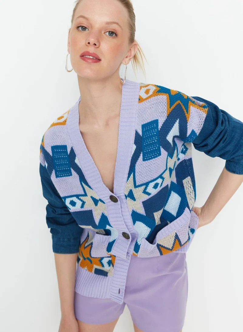 trendyol Jacquard Knitted Sweater