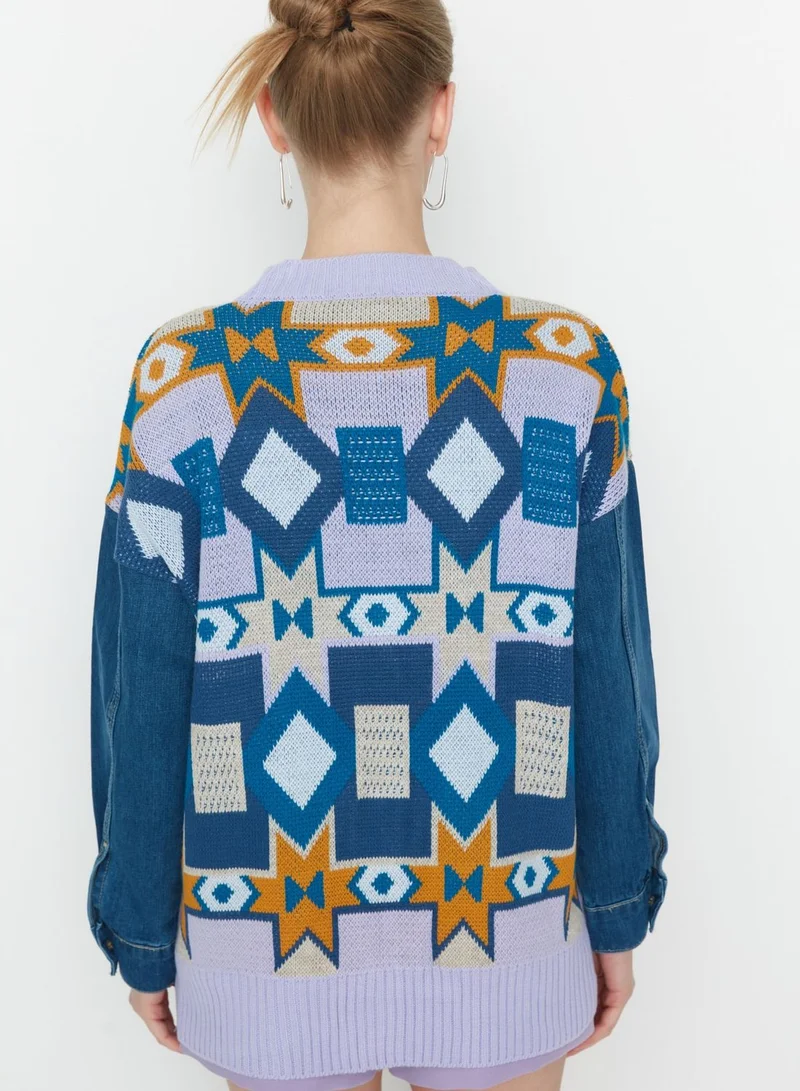 trendyol Jacquard Knitted Sweater