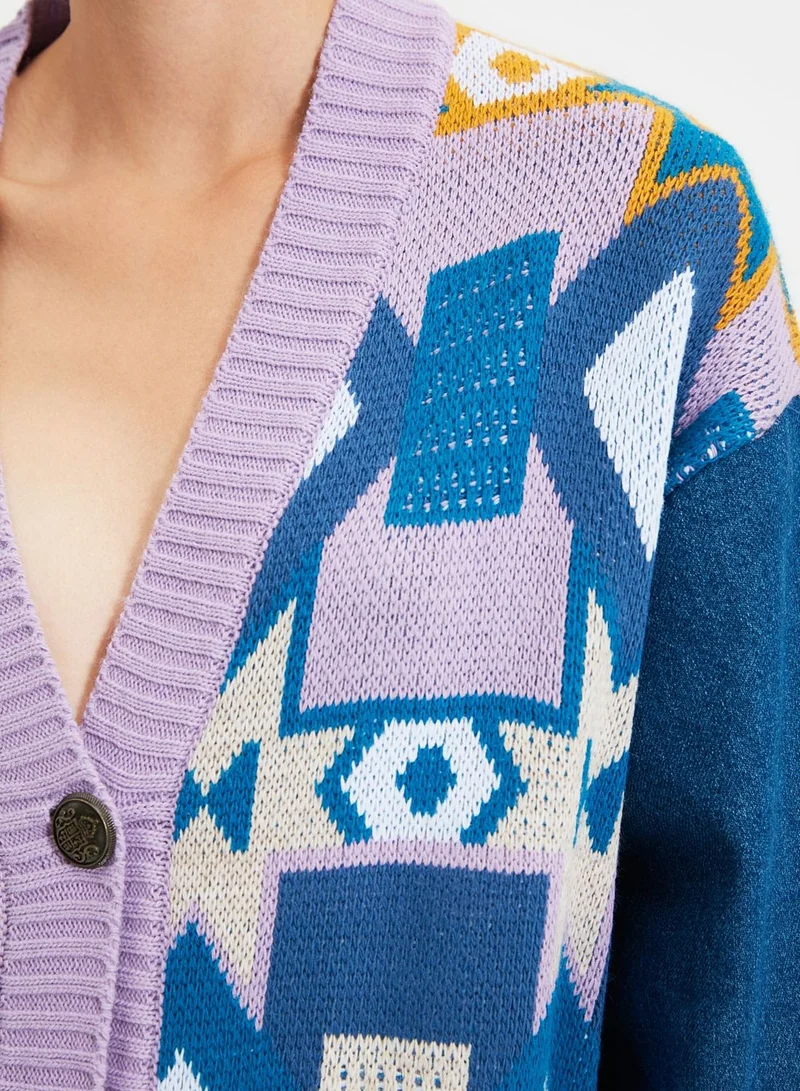 trendyol Jacquard Knitted Sweater