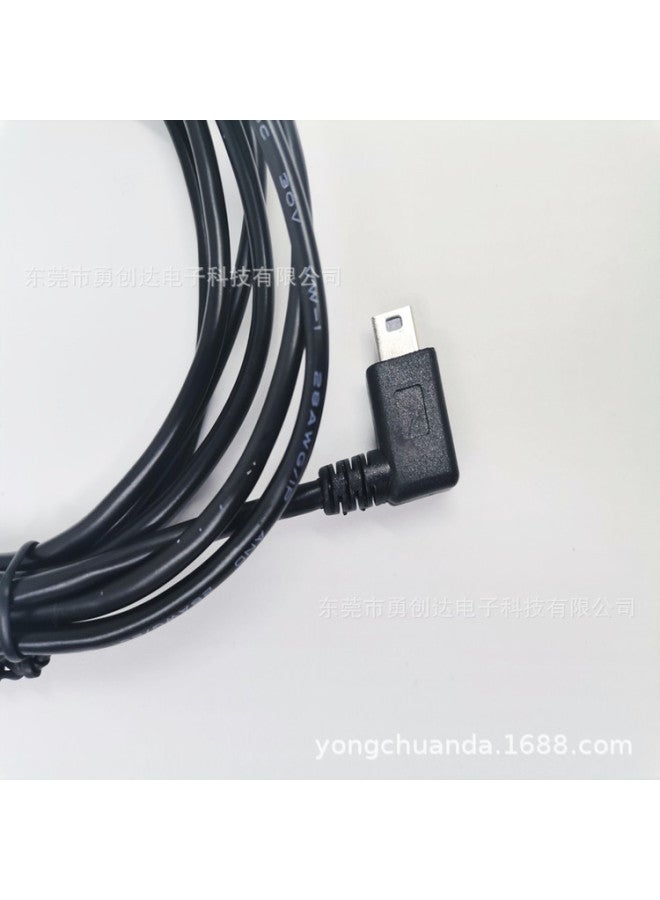 able Usba Male Straight Head To Mini Usb Elbow Usb A Male Straight To 90 Degree Mini Bend Data Cable - Image 5