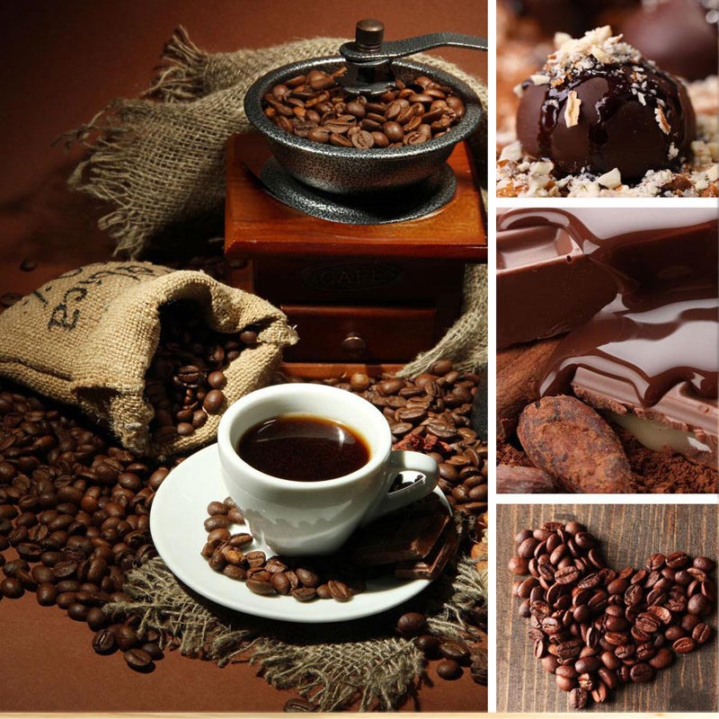 Xdalula Manual Espresso Coffee Bean Grinder - Vintage Crude Wood Style Coffee Grinders Ceramic Grinding Core Hand Coffee Grinder Portable Coffe Grinder With Coffee Spoon - Image 2