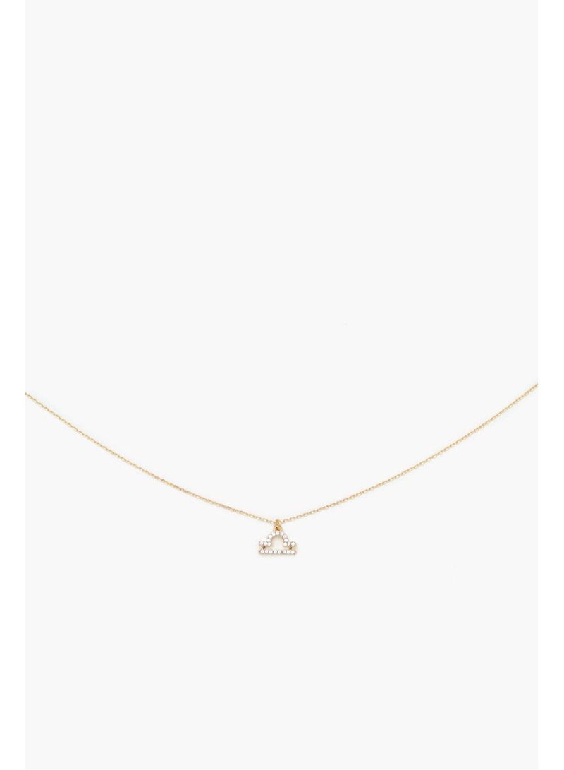 FOREVER 21 Rhinestone Zodiac Charm Necklace  - Image 2