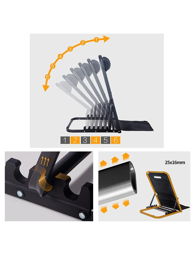 Hihonor Bed Chair, Folding Computer Seat, Soft Cushion, Lazy Small Sofa, Multi - Stage Adjustment, Convenient, 40~90 Degree Adjustable - Image 5