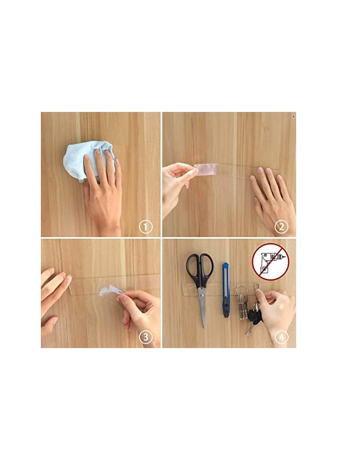 promass 3 Meter Magic Improvement Double Sided Mounting Transparent Trace Less Acrylic REUse Washable Waterproof Adhesive 3M - Image 3