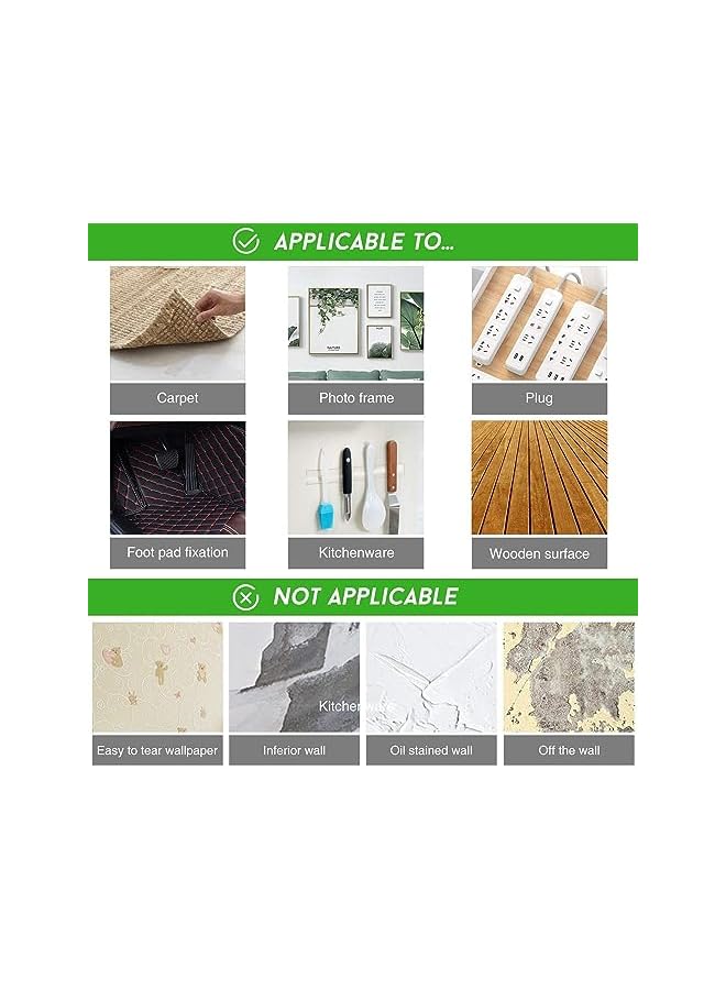 promass 3 Meter Magic Improvement Double Sided Mounting Transparent Trace Less Acrylic REUse Washable Waterproof Adhesive 3M - Image 2