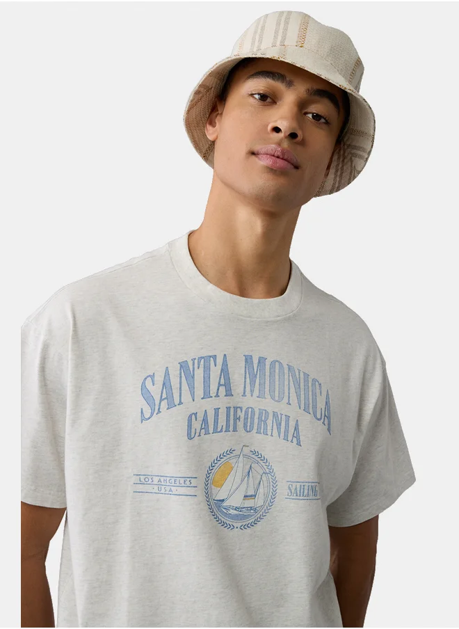 American Eagle AE Boxy Destination Graphic T-Shirt