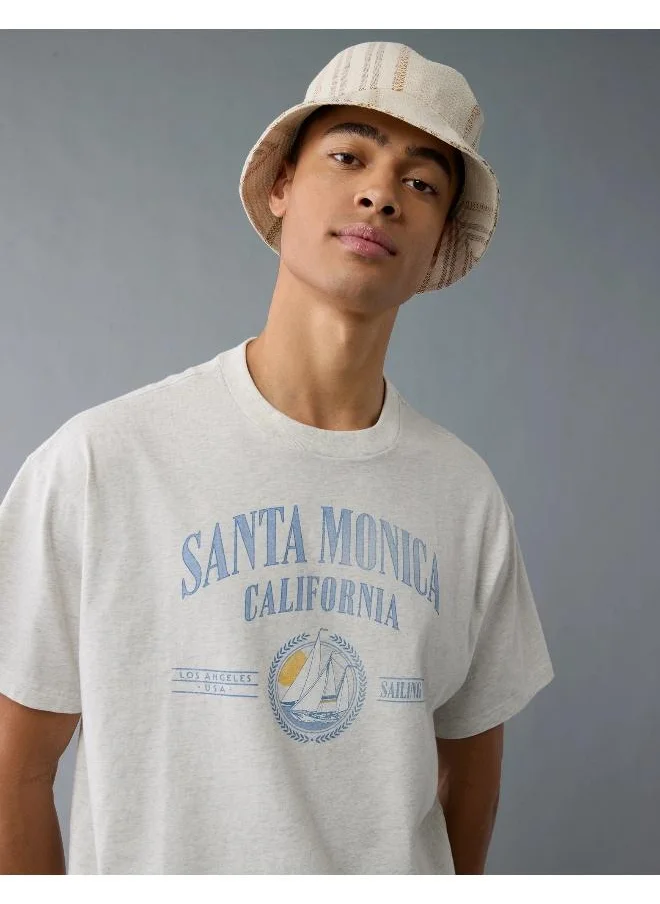 امريكان ايجل AE Boxy Destination Graphic T-Shirt
