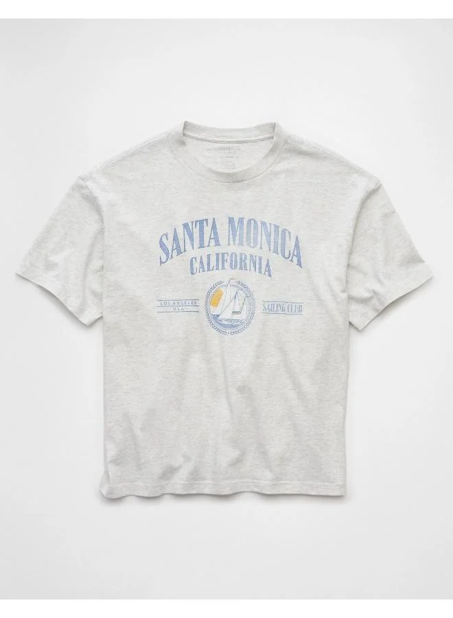 American Eagle AE Boxy Destination Graphic T-Shirt