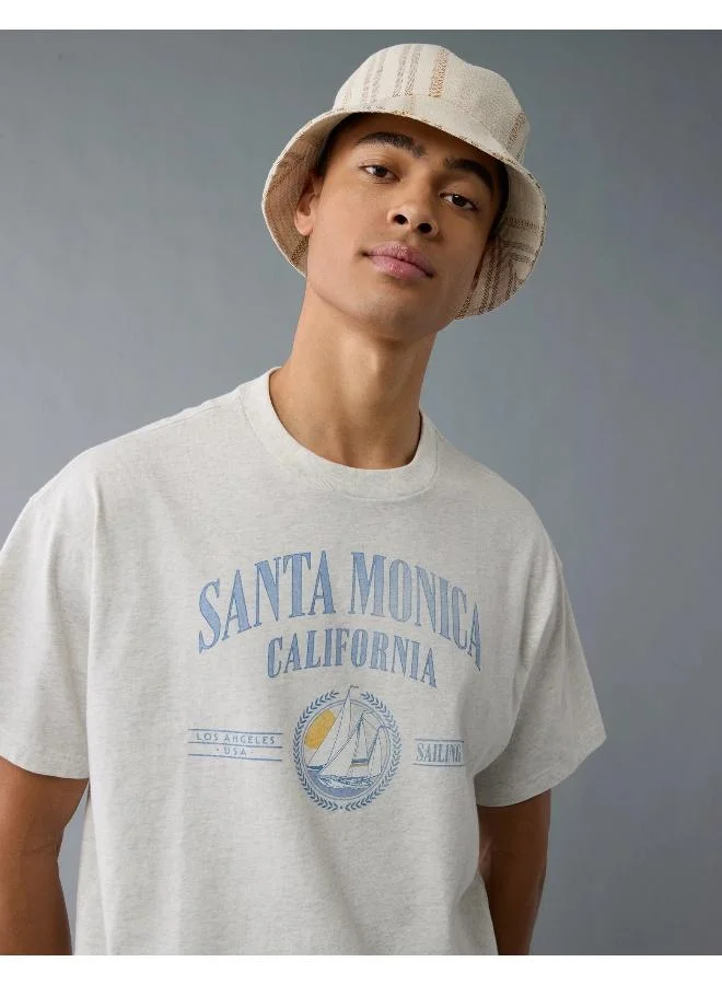 امريكان ايجل AE Boxy Destination Graphic T-Shirt
