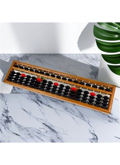 yongsheng Anti-Skid Educational Mathematical 17 Digit Rod Wooden Abacus Chinese Counting Tool，Vintage Style Wooden Abacus Professional Abacus for Adults Kids  - Image 1