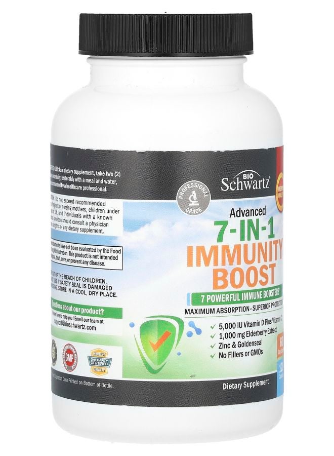 BioSchwartz Advanced 7-in-1 Immunity Boost 120 Capsules - Image 2
