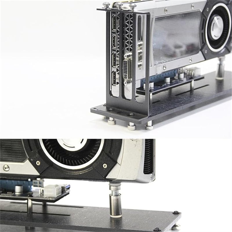 Vertical GPU Mount Bracket 3 Slot PCIE Riser for RTX 3090 4090 Graphics Card PC Case - Image 2