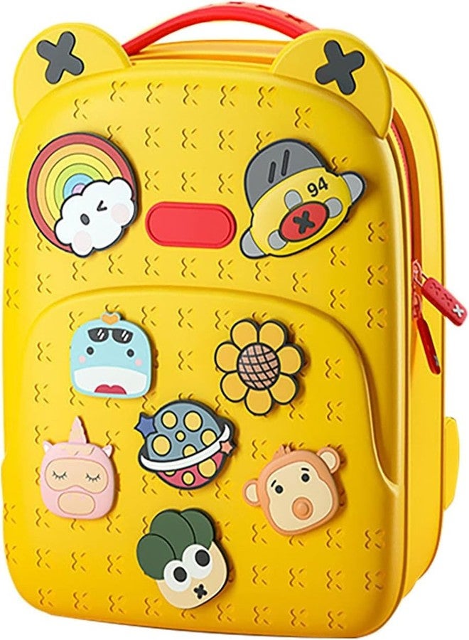 Rahisa Water Resistant Kids Backpack Light Weight School Bookbag Unisex Stylish Bag for Children Age 3-12 Years Old, with DIY Patches, Durable - Image 2