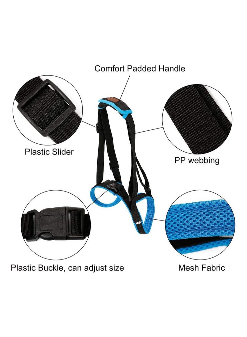 عام حزام رفع لكلاب ذات أرجل خلفية ضعيفة، مساعد حزام للكلاب الصغيرة والمتوسطة الحجم المعاقين، أشرطة قابلة للتعديل للكلاب المسنة والمعاقين بسبب إصابات بالمفاصل. - Image 2