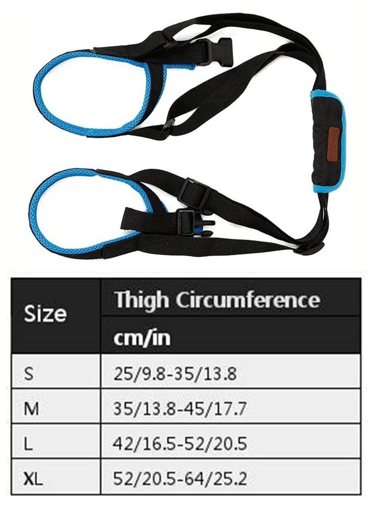 عام حزام رفع لكلاب ذات أرجل خلفية ضعيفة، مساعد حزام للكلاب الصغيرة والمتوسطة الحجم المعاقين، أشرطة قابلة للتعديل للكلاب المسنة والمعاقين بسبب إصابات بالمفاصل. - Image 5