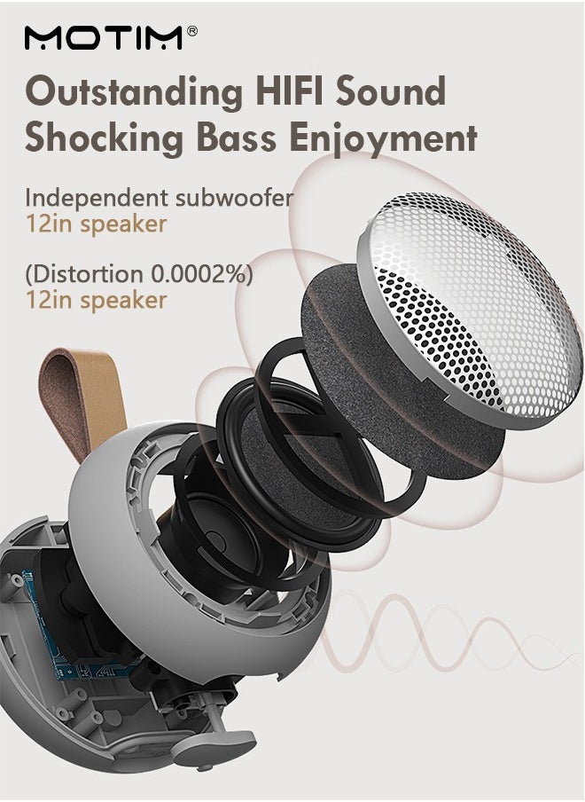 IPX7 Waterproof Speaker, Mini Bluetooth Speaker with 360° Surround Stereo Sound, Powerful Audio Punchy Bass Hands, free Calls Dustproof Wireless Bluetooth Streaming, 15 Hours of Playtime - pzsku/ZA0BA9F26F2CD9A37B7C9Z/45/_/1702979284/73b785ca-a1ea-40b3-bfdd-7d084d4fe9d1