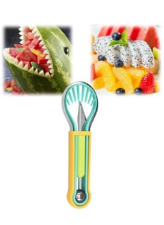 Oasisgalore Melon Baller Scoop Set, 4-in-1 Stainless Steel Melon Baller & Cutter Set (2024 Upgrade): Scooper, Slicer.  - Image 1