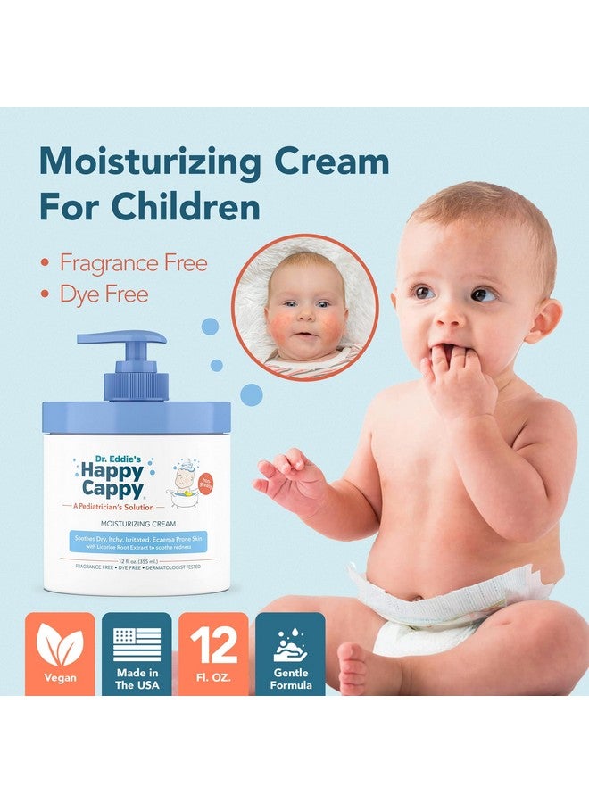 هابي كوبي لوشن مرطب للأطفال من هابي كابي، بتركيبة طبيب الأطفال، من دكتور إيدي - لطيف، خالٍ من البارابين، مضاد للحساسية، وخالٍ من الكبريتات - يُهدئ البشرة الجافة والأكزيما ويُقلل الاحمرار، 12 أونصة - Image 3