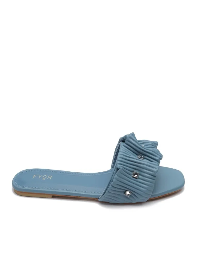 Ruched Slide Sandal MY 220