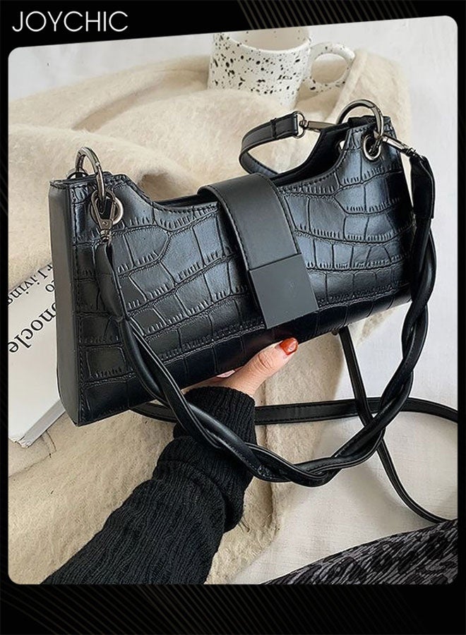 Joychic حقيبة تحت الإبط بنمط تمساح شخصية مقاومة للماء ومقاومة للاهتراء للنساء - Image 2