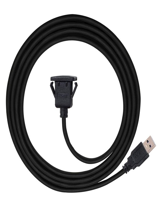 NFHK 1m Waterproof Single USB 3.0 Extension Latch Mount Car AUX Cable for Dashboard Panel - Image 3