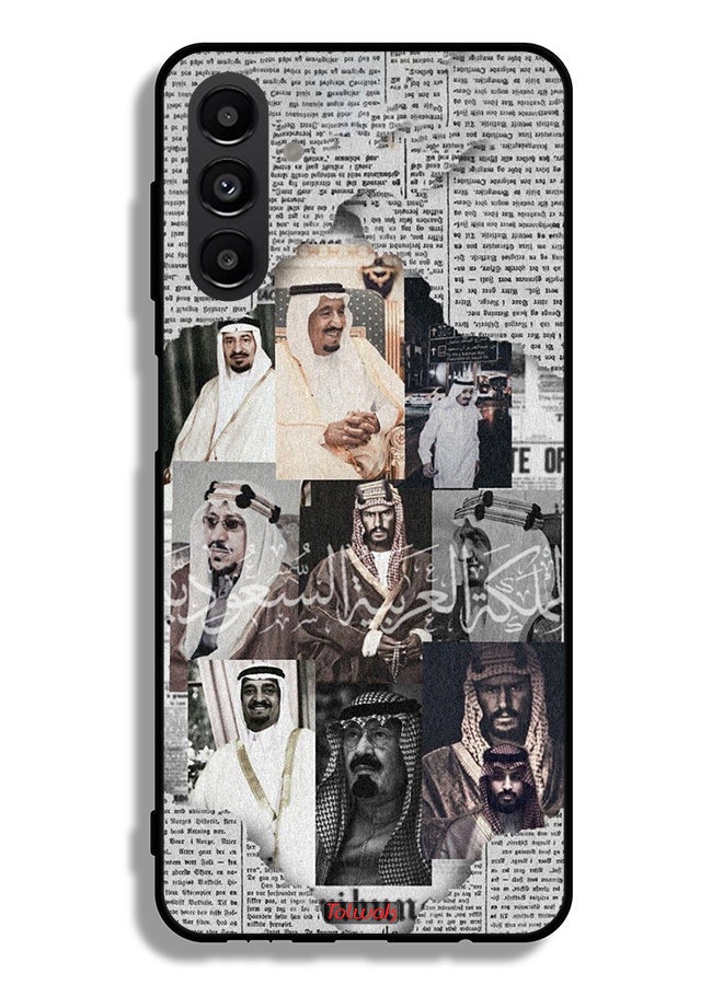 Tolwak Samsung Galaxy A04s Protective Case Cover Saudi Kings In News Paper - Image 1