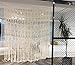 FLBER Macrame Wall Hanging Boho-inspired Touch Window Curtain,52"Wx56"H - Image 2