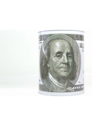Rennway - Dollar Design Metal Piggy Bank - Giant Size - Image 1