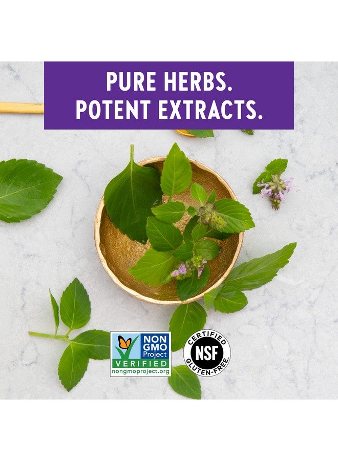 New Chapter Stress Relief Supplement - Holy Basil Force with Supercritical Holy Basil for Stress Support + Immune Support + Non-GMO Ingredients - Vegetarian Capsules, 30 Count - Image 3