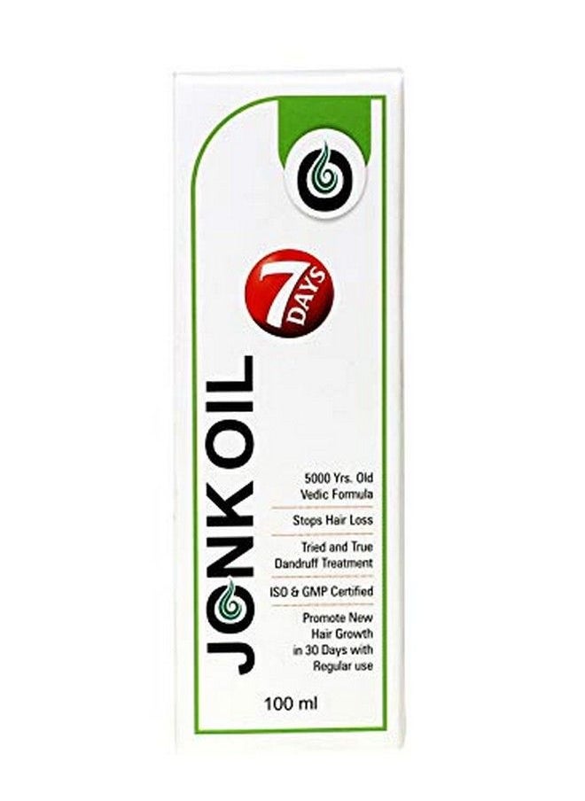 7 Days - Jonk Oil For Growth Hair And Shinecontrol Hair Loss Dandruff Controljonk Tail Man And Women (300 G) - Image 1