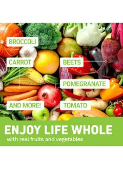 Herbtonics Whole Food Multivitamin For Women & Men With Superfoods From Whole Food Markets ; Real Raw Veggies Fruits Vitamin E A B Complex ; Vegan Nongmo 120 Vegetarian Capsules (Women)  - Image 4