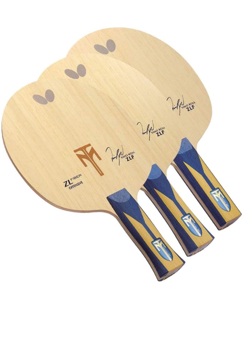 Butterfly Timo Boll ZLF Table Tennis Blades Professional Butterfly Table Tennis Blade FL(Flared) Handle Styles Made in Japan 4906901103344 - Image 2