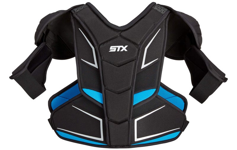 STX Ice Hockey Surgeon RX3.1 Junior Shoulder Pad, Medium,White/Blue - Image 2