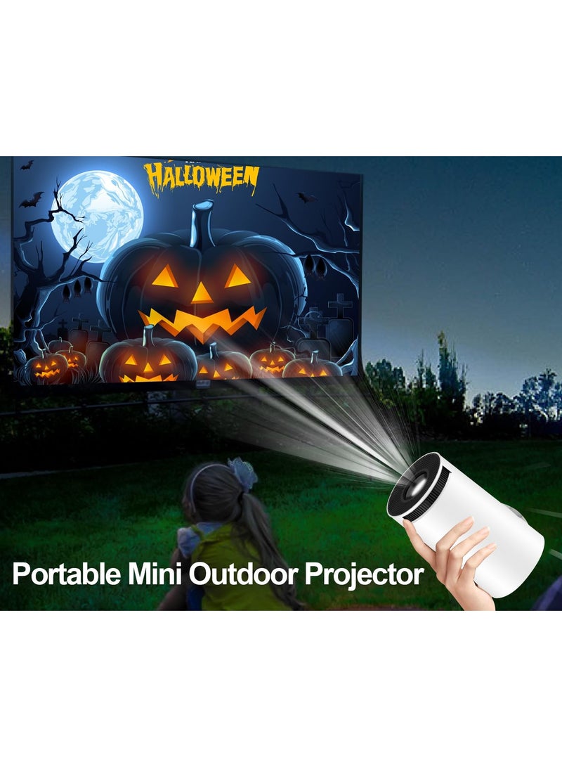 SYOSI Mini Projector 4K 1080P Support, Full HD 180° Rotation Portable Projector WiFi6 BT 5.0 Android 11, Smart Auto Keystone Horizontal Correction, Rotatable Outdoor Movie Projector Compatible with Phone - Image 5