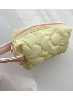 ORiTi Quilted Padded Top-handle Bag Cosmetic Case Makeup Bags Women Travel Toiletry Bag Tote Shoulder Bag Gift For Girls  - Image 1