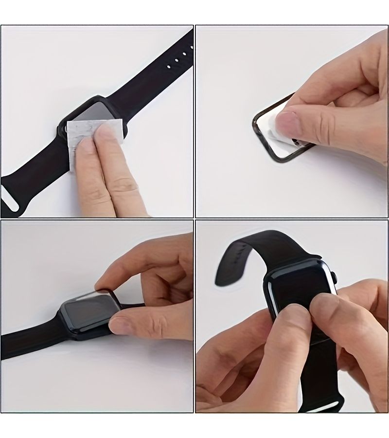 5 Pack Screen Protector for Apple Watch 40mm No Bubbles Scratch Resistant - Image 2