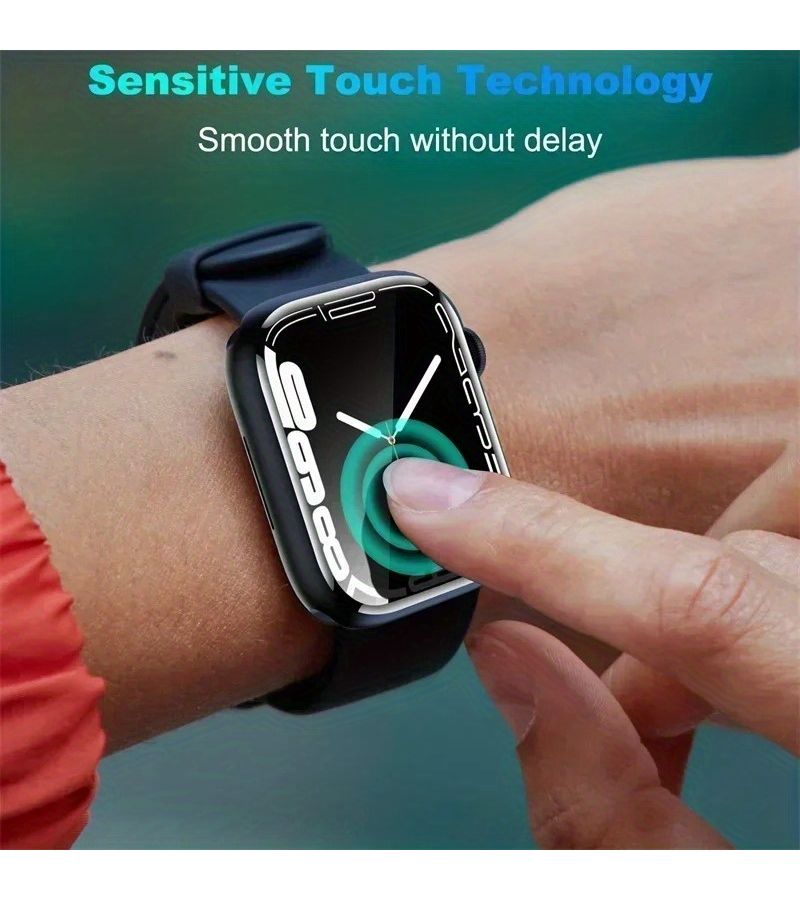 5 Pack Screen Protector for Apple Watch 40mm No Bubbles Scratch Resistant - Image 3