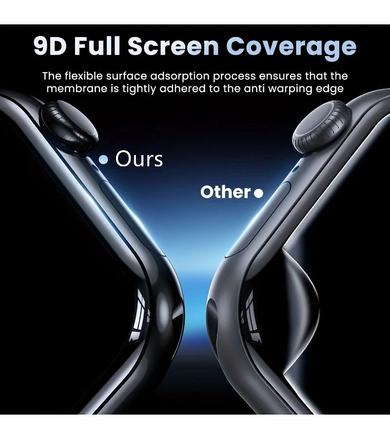 5 Pack Screen Protector for Apple Watch 40mm No Bubbles Scratch Resistant - Image 4