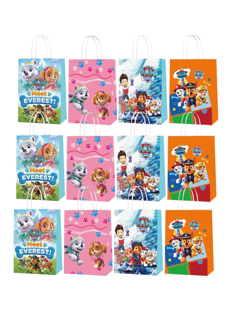 هايلاند 12 قطعة من أكياس هدايا باو باترول لتزيين أعياد الميلاد - Image 1