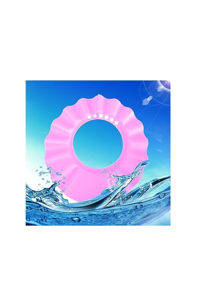 ORiTi Safe Shampoo Shower Bathing Protection Bath Cap Soft Adjustable Visor Hat for Toddler - Image 5
