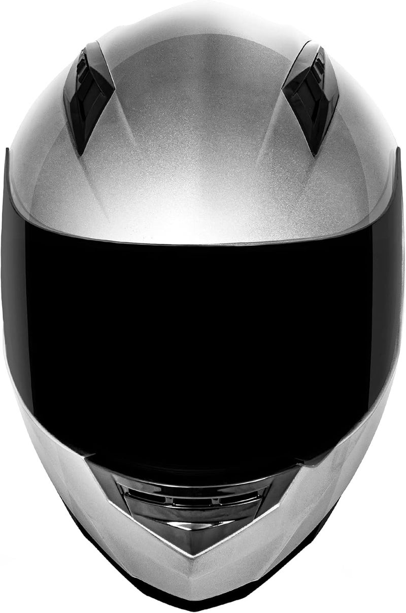 VCAN VX Lightweight Full Face Motorcycle Helmet with Extra Tinted Visor - Image 4
