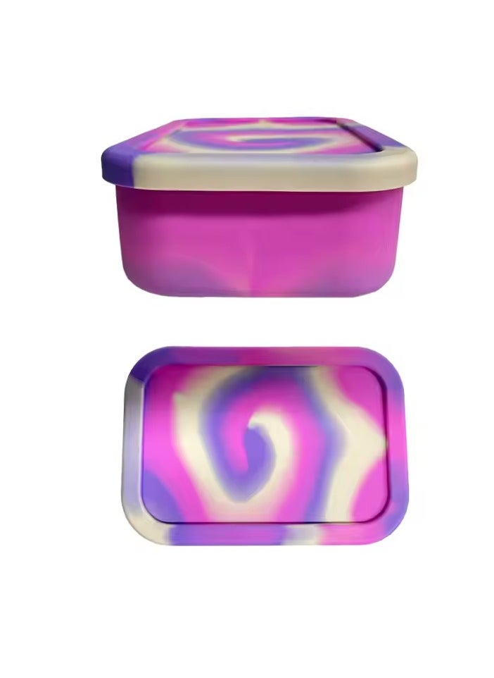 Generic 3 Compartment Silicone BPA-Free lunch box Adult and Teenage Friendly with Freshness Preservation Food Container Feature  - Image 5