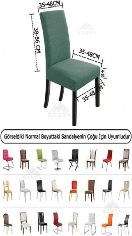 الجيار Honeycomb Lycra Fabric Chair Cover, Elastic Chair Cover 1 Piece Anthracite Color
