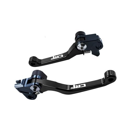 Adsspro Motorcycle Billet Foldable Brake Clutch Lever Handle CNC Aluminum Pivot for CRF125F CRF125 F CRF 125 F 20142022 2014 2015 2016 2017 2019 2019 2020 2021 2022 Dirt Pit BikeBlack - Image 1