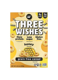 Three Wishes Three Wishes, Grain Free Cereal, Honey, 8.6 oz (245 g)  - Image 1