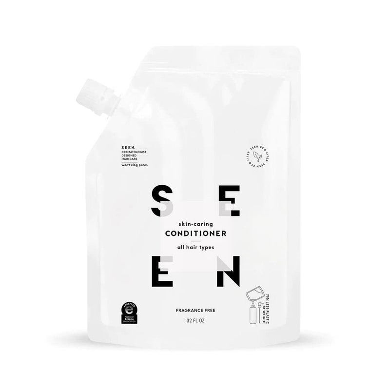 SEEN Conditioner EcoRefill Fragrance Free  NonComedogenic  SulfateFree Hair Conditioner DermatologistDeveloped  Safe for Sensitive  Acne Prone Skin