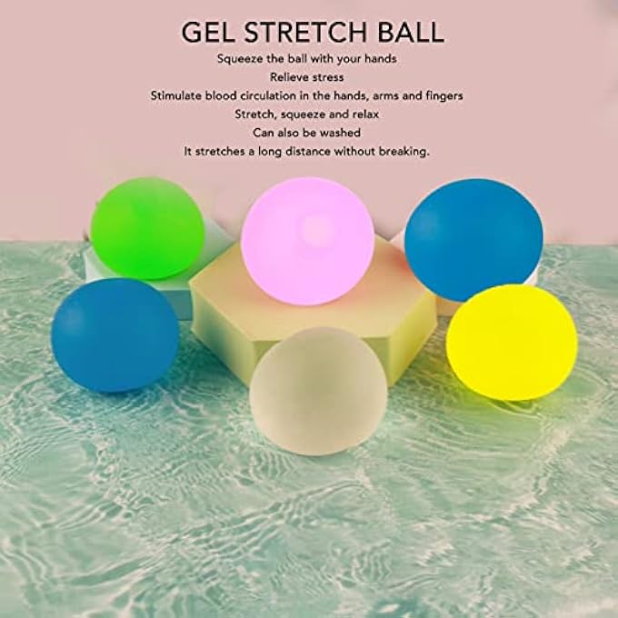 Eujgoov Unbreakable Squeeze Sugar Balls, Compressible Elastic and Soft Washable Small Sugar Balls for Dollhouse (6cm) - Image 2