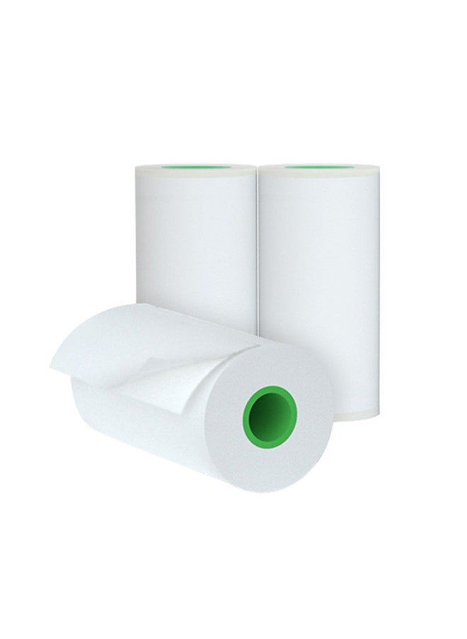 PeriPage Long-Lasting 2-Year Preservation Sticky Thermal Paper Roll 56*30mm / 2.2*1.2in BPA-Free Black Font Adhesive Sticker Labels for A6/A8/A9 Thermal Printer Pack of 3 Rolls  - Image 1