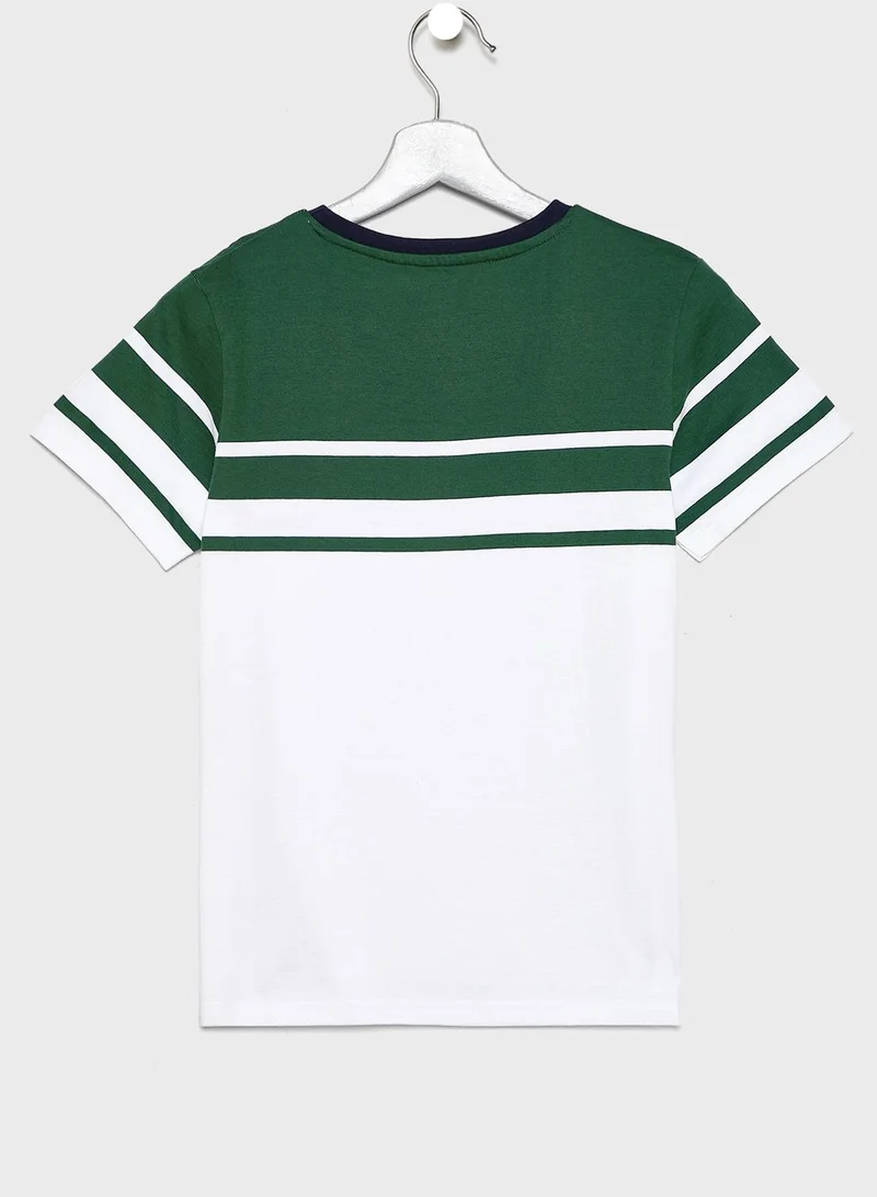 MINOTI Kids Color Block T-Shirt
