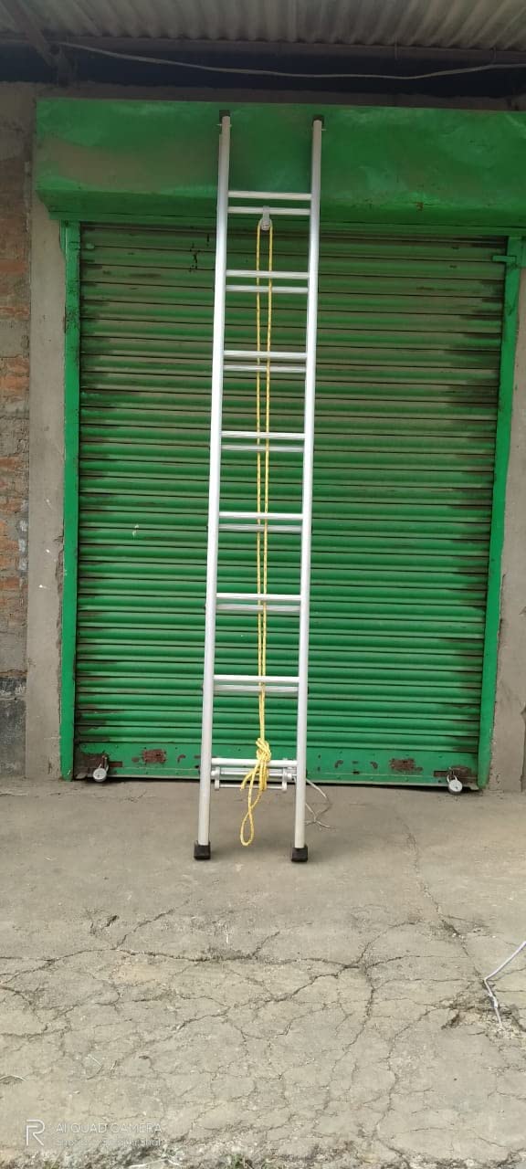 Future LADDERS Future Ladder Aluminium Wall Support Single Ladder 514R Optional Ladder Available in Flat Step Also 20FT  - Image 2